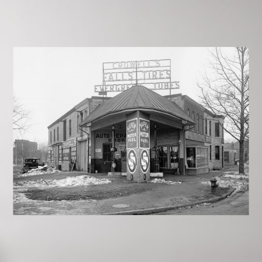 DCガスステーション， 1921 ポスター (正面)