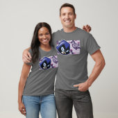 DCコミックシーニタンズゴーレイヴンキャラパネルヴィンテージ Tシャツ (ユニセックス)