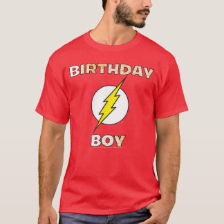 DCコミックス ジャスティスリーグ ヒーロー フラッシュ お誕生日おめでとう フリー Tシャツ