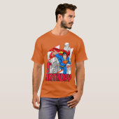 DCコミックス スーパーマン 8歳の誕生日 楽しい Tシャツ (正面フル)