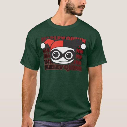 DCコミックス ハーレイ・クイン チビ スタック 面白い Tシャツ (正面)