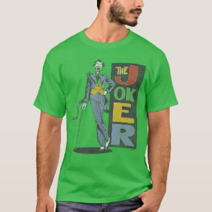 DCコミックス バットマン ザ・ジョーカー スマイリング ビンテージスタイル D Tシャツ