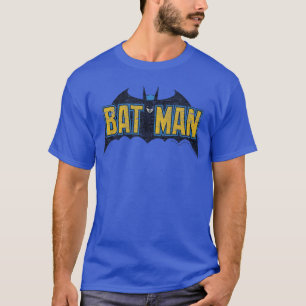 DCコミックス バットマン ダストレス ヴィンテージ テキスト ロゴ Tシャツ