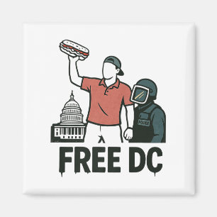 Dcサンドイッチ男ザサンドイッチガイ無料Dcプレミアム マグネット