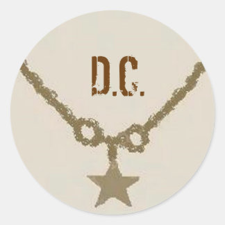 DCステッカー ラウンドシール