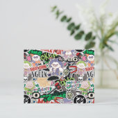 DCスーパーヴィランズ カートゥーンパターン ポストカード (スタンド正面)