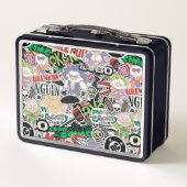 DCスーパーヴィランズ カートゥーンパターン メタルランチボックス (裏面)