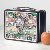 DCスーパーヴィランズ カートゥーンパターン メタルランチボックス (インサイチュ)