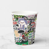 DCスーパーヴィランズ カートゥーンパターン 紙コップ (右)