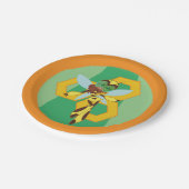 DCヒーロすごいガールズのまわりに ペーパープレート (アングル)