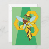 DCヒーロすごいガールズのまわりに ポストカード (正面/裏面)