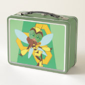 DCヒーロすごいガールズのまわりに メタルランチボックス (裏面)