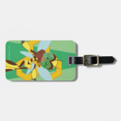 DCヒーロすごいガールズのまわりに ラゲッジタグ (正面横)