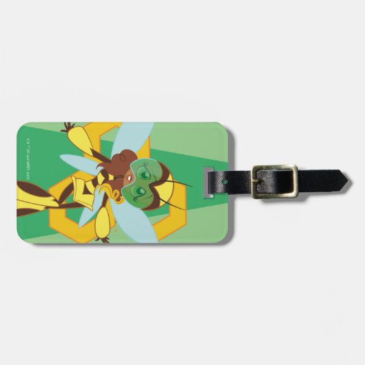 DCヒーロすごいガールズのまわりに ラゲッジタグ (正面横)