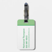 DCヒーロすごいガールズのまわりに ラゲッジタグ (裏面縦)