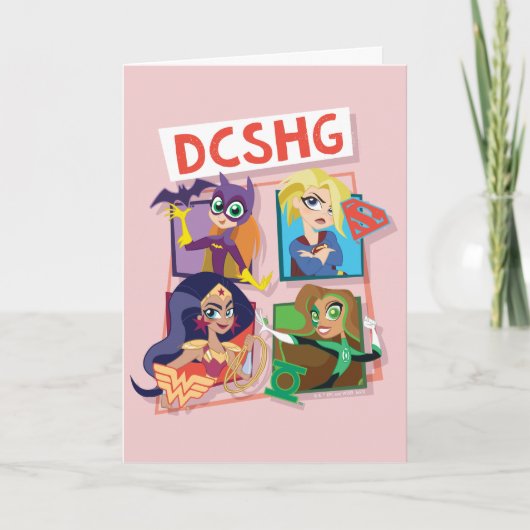 DCヒーロすごいガールズカルテット カード (正面)