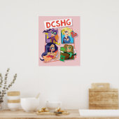 DCヒーロすごいガールズカルテット ポスター (キッチン)
