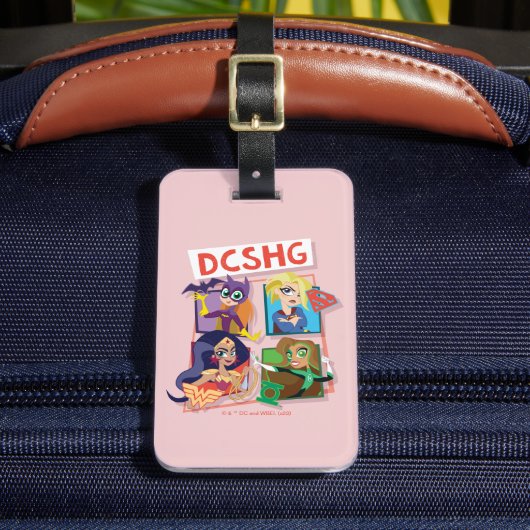 DCヒーロすごいガールズカルテット ラゲッジタグ (正面インサイチュ2)