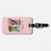 DCヒーロすごいガールズカルテット ラゲッジタグ (正面横)