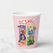 DCヒーロすごいガールズカルテット 紙コップ (裏面)