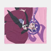 DCヒーロすごいガールズザタンナ フリースブランケット (正面(横))