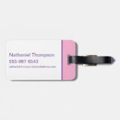 DCヒーロすごいガールズザタンナ ラゲッジタグ (裏面横)