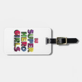 DCヒーロすごいガールズシティレタリング ラゲッジタグ (正面横)