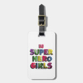 DCヒーロすごいガールズシティレタリング ラゲッジタグ (正面縦)