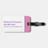 DCヒーロすごいガールズシティレタリング ラゲッジタグ (裏面横)