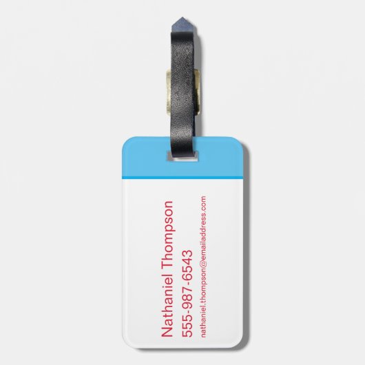 DCヒーロすごいガールズスーパーガール ラゲッジタグ (裏面縦)