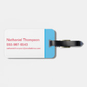 DCヒーロすごいガールズスーパーガール ラゲッジタグ (裏面横)