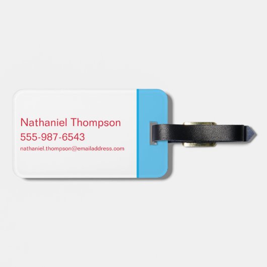 DCヒーロすごいガールズスーパーガール ラゲッジタグ (裏面横)