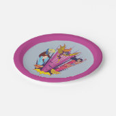 DCヒーロすごいガールズトリオ ペーパープレート (アングル)