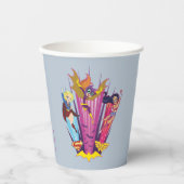 DCヒーロすごいガールズトリオ 紙コップ (正面)