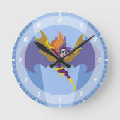 DCヒーロすごいガールズバットガール ラウンド壁時計 (正面)