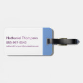 DCヒーロすごいガールズバットガール ラゲッジタグ (裏面横)