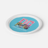 DCヒーロすごいガールズラインアップ ペーパープレート (アングル)