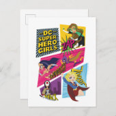 DCヒーローすごいガールズアクションパネル ポストカード (正面/裏面)