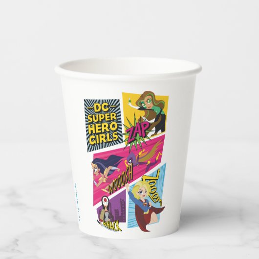 DCヒーローすごいガールズアクションパネル 紙コップ (正面)