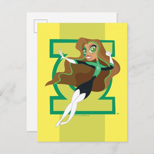 DCヒーローすごいガールズグリーンランタン ポストカード (正面/裏面)