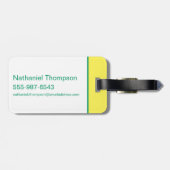 DCヒーローすごいガールズグリーンランタン ラゲッジタグ (裏面横)