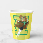 DCヒーローすごいガールズグリーンランタン 紙コップ (正面)