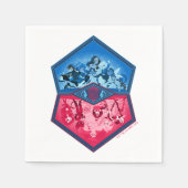 DCヒーローすごいガールズチームワーク戦 スタンダードカクテルナプキン (正面)