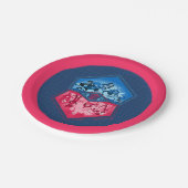 DCヒーローすごいガールズチームワーク戦 ペーパープレート (アングル)