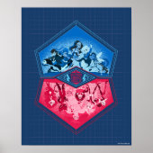 DCヒーローすごいガールズチームワーク戦 ポスター (正面)