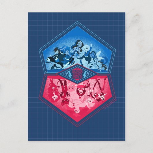 DCヒーローすごいガールズチームワーク戦 ポストカード (正面)