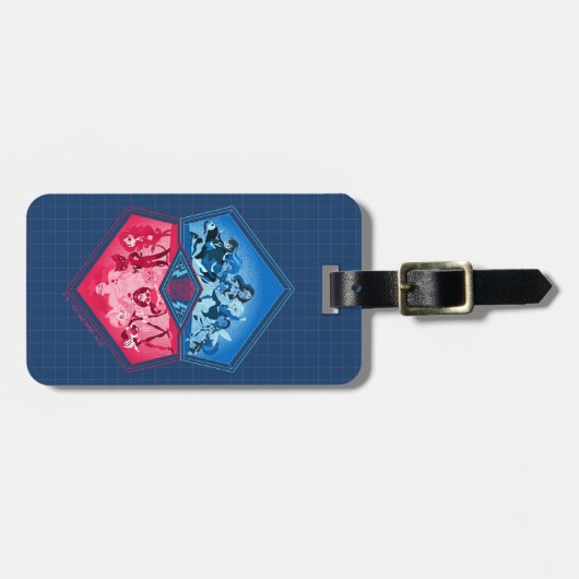 DCヒーローすごいガールズチームワーク戦 ラゲッジタグ (正面横)