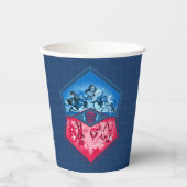 DCヒーローすごいガールズチームワーク戦 紙コップ (正面)