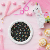 DCヒーローすごいガールズレインボーアイコンパターン ペーパープレート (パーティー)