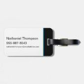 DCヒーローすごいガールズレインボーアイコンパターン ラゲッジタグ (裏面横)